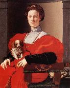Pontormo, Jacopo Portrait of a Lady in Red oil painting reproduction